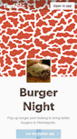 Mobile Screenshot of burgernight.me